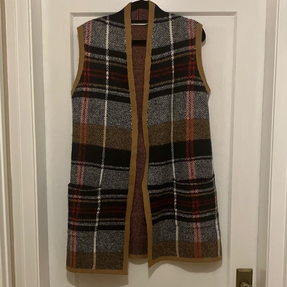 Ricki's Plaid Knit Vest